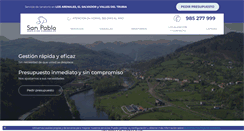 Desktop Screenshot of funerariasanpablo.com